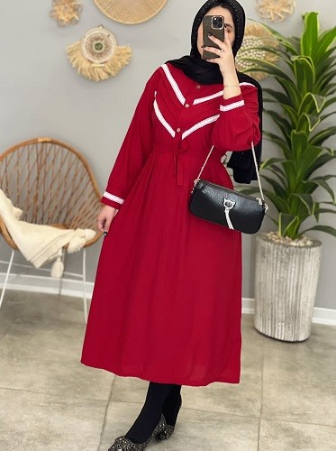 1282-پیراهن مزونی پروا