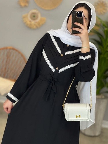 1282-پیراهن مزونی پروا