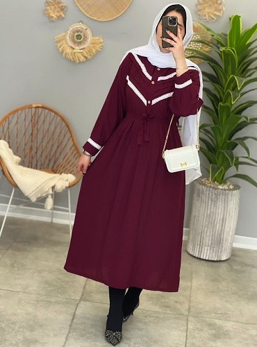 1282-پیراهن مزونی پروا