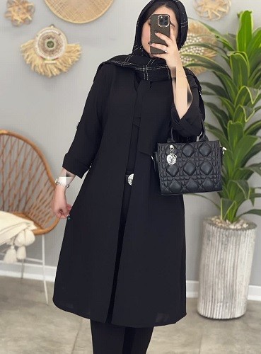 1278- مانتو مزونی نیلا