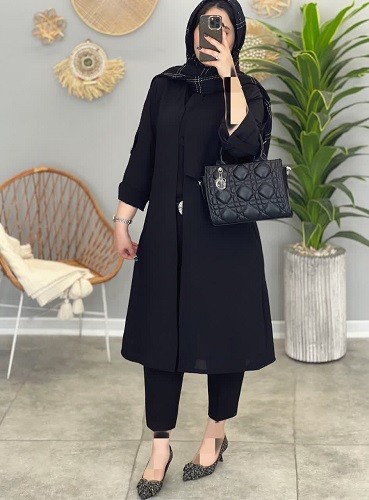 1278- مانتو مزونی نیلا