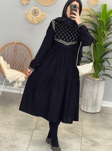 1277-پیراهن مزونی نیاز