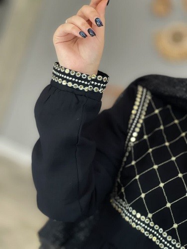 1277-پیراهن مزونی نیاز