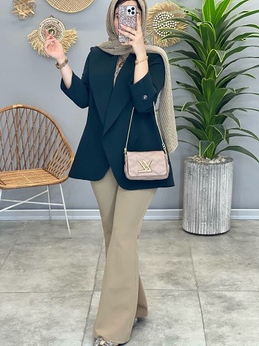 1412- کت مزونی شاهیکا