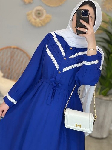 1282-پیراهن مزونی پروا