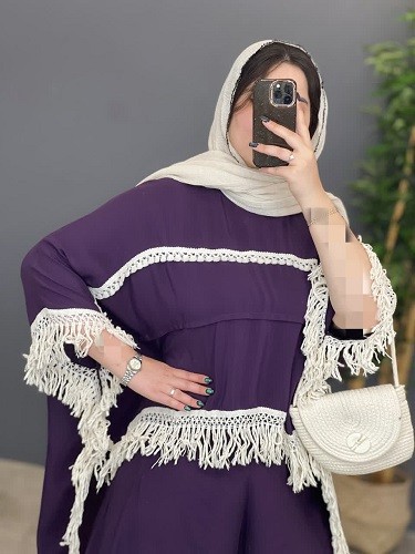 1283- ست مانتو شلوار گلاره