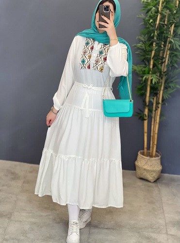 1288- پیراهن مزونی خرجکار