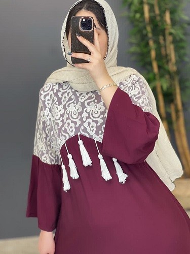 1286- پیراهن مزونی کیانا