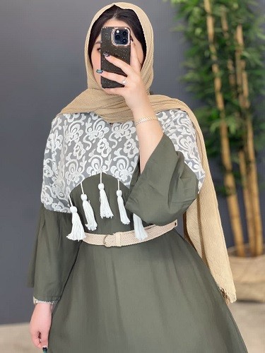 1286- پیراهن مزونی کیانا