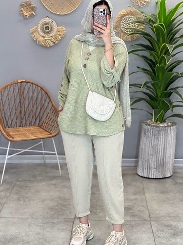 1290-مانتو شومیزی مراکشی دالیا