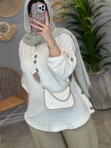 1290-مانتو شومیزی مراکشی دالیا