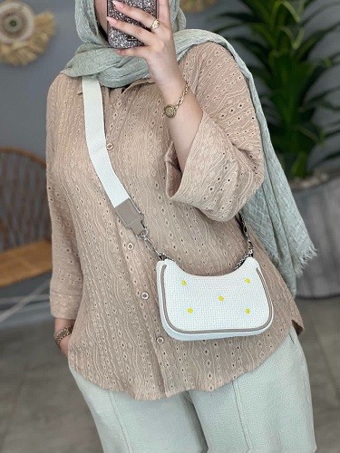 1291-مانتو شومیزی مراکشی