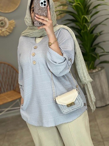 1290-مانتو شومیزی مراکشی دالیا