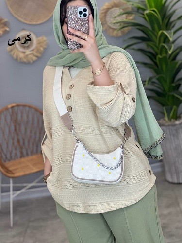 1290-مانتو شومیزی مراکشی دالیا