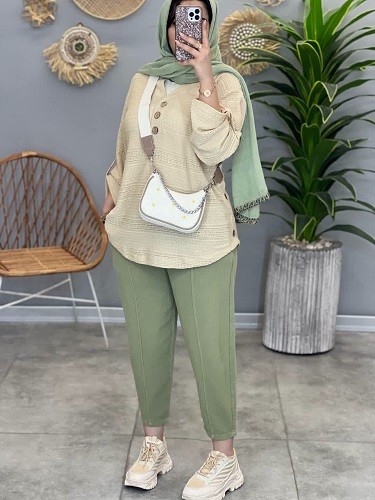 1290-مانتو شومیزی مراکشی دالیا