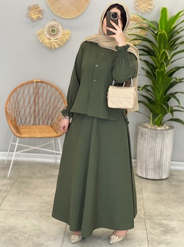 1299-شومیز و دامن ترنم