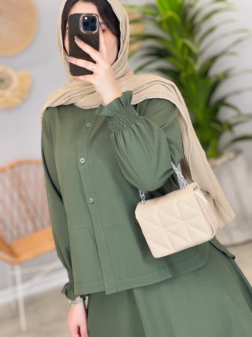 1299-شومیز و دامن ترنم