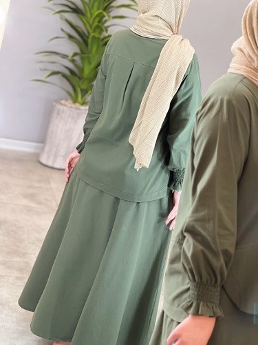 1299-شومیز و دامن ترنم