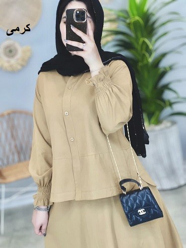 1299-شومیز و دامن ترنم