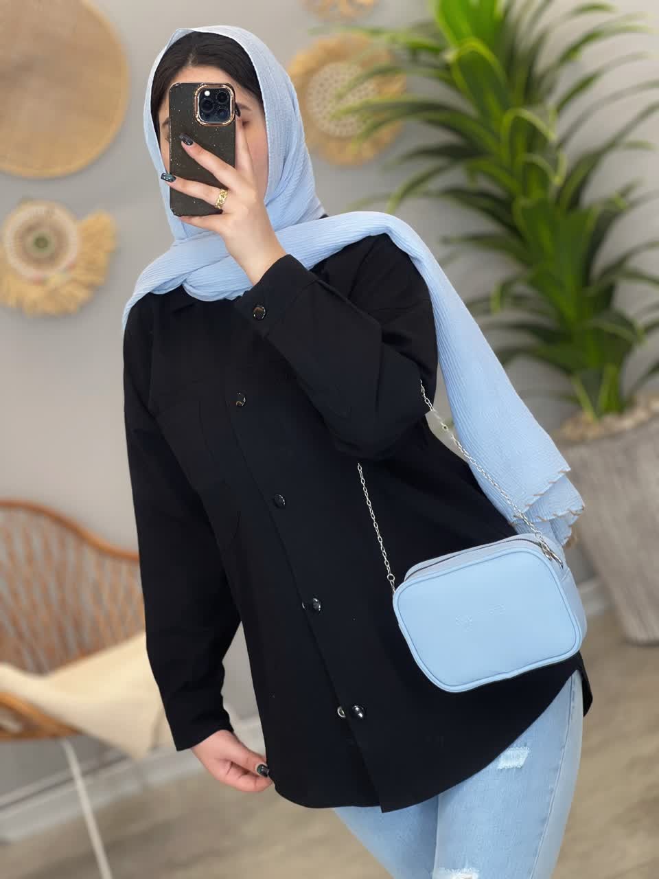 1301-مانتو شومیزی روشنک