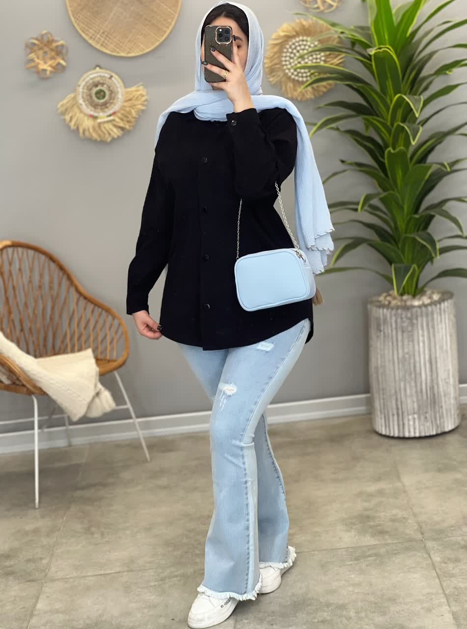 1301-مانتو شومیزی روشنک