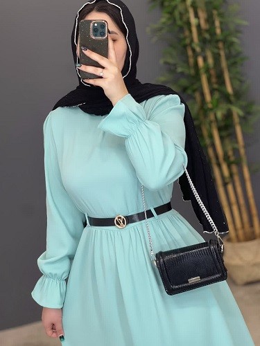 1312-پیراهن مزونی ملینا ( ایراد دار)