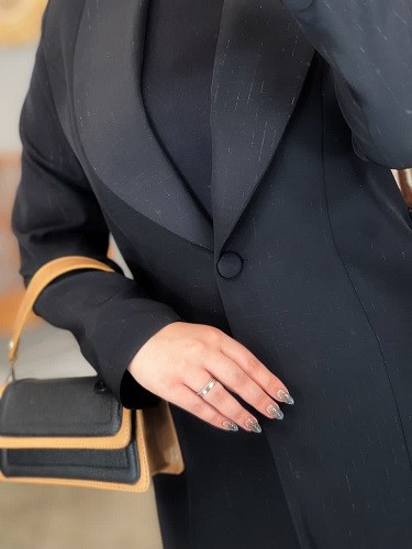 1315- مانتو بلند آمیس