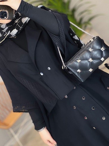 1322-ست شومیز دامن آدرین