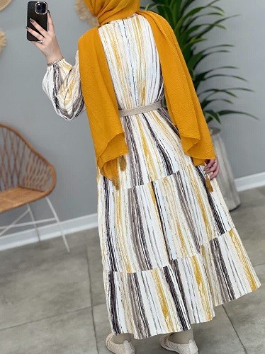 1381-پیراهن مزونی شاهیکا