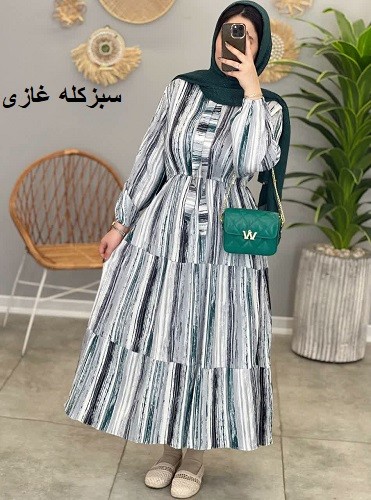 1381-پیراهن مزونی شاهیکا