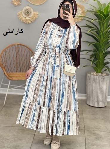 1381-پیراهن مزونی شاهیکا