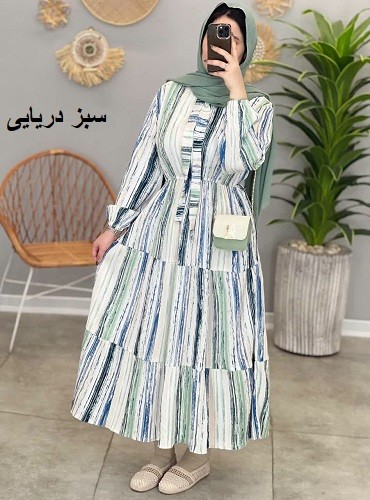 1381-پیراهن مزونی شاهیکا