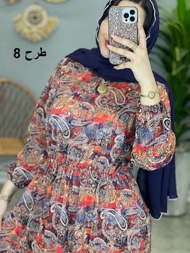 1341-مانتو پیراهنی پلیسه