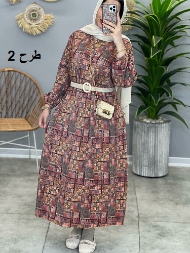 1341-مانتو پیراهنی پلیسه