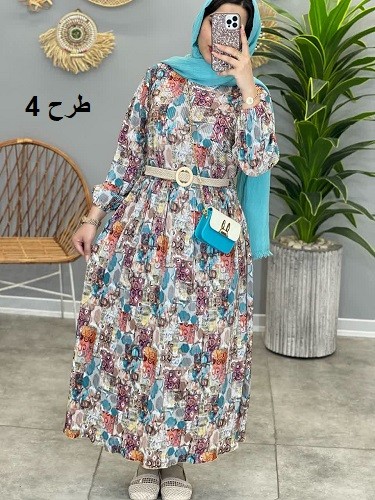 1341-مانتو پیراهنی پلیسه