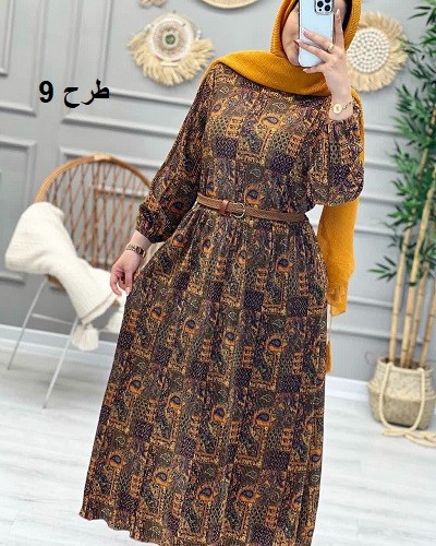 1341-مانتو پیراهنی پلیسه