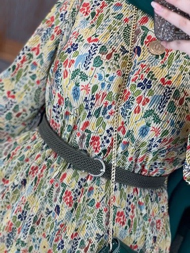 1341- کمربند کنفی رنگبندی