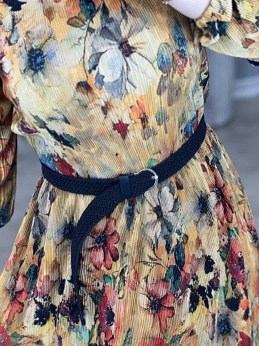 1341- کمربند کنفی رنگبندی