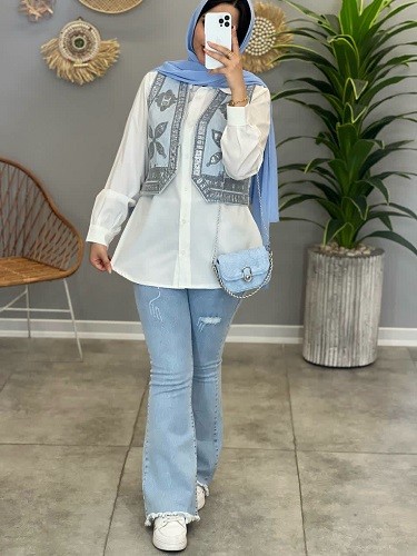 1347- وست جین گلدوزی