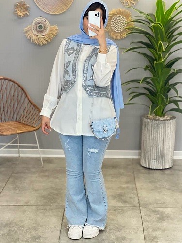 1347- وست جین گلدوزی