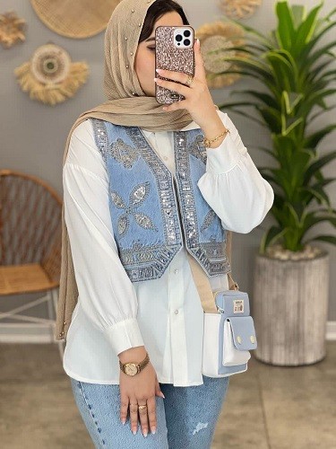 1347- وست جین گلدوزی