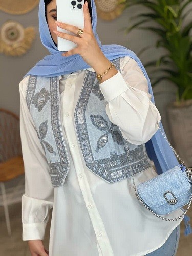 1347- وست جین گلدوزی