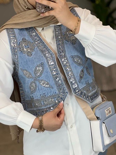 1347- وست جین گلدوزی