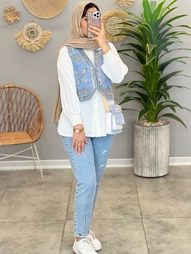 1347- وست جین گلدوزی