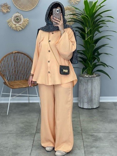 1357- ست شومیز شلوار پالیز