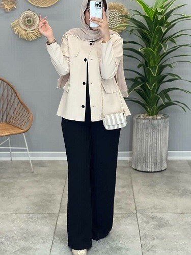 1367- کت مزونی روشا