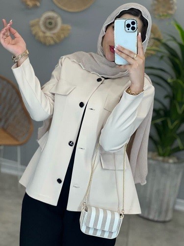 1367- کت مزونی روشا