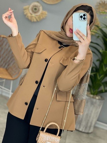 1367- کت مزونی روشا