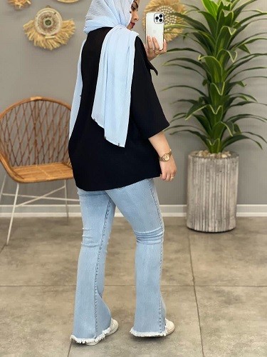 1369- شومیز مانتویی سوگل