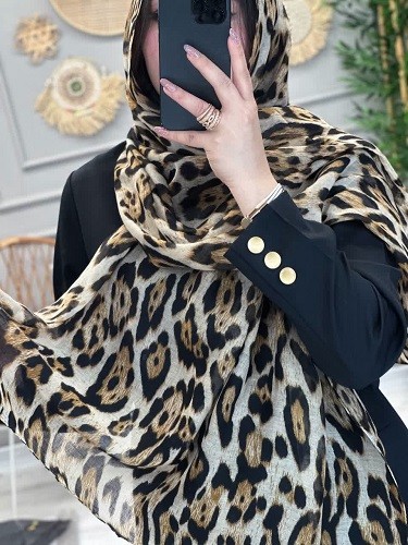 0257-شال طرحدار ژابیز